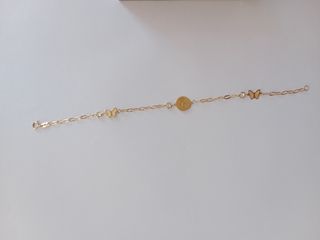Pulsera eslabón oro 18k especial comunión 