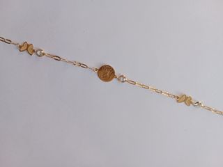 Pulsera eslabón oro 18k especial comunión 