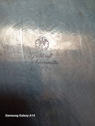 Juego de té de plata 5 piezas