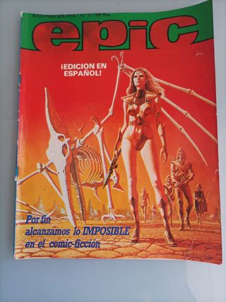 Revista epic. Comic (lote de 3)