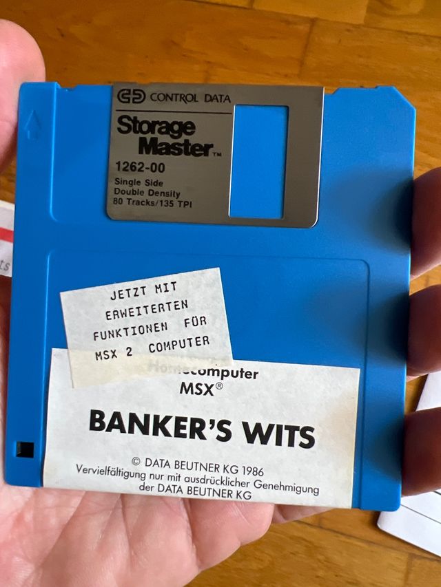 MSX Banker’s Wit disco