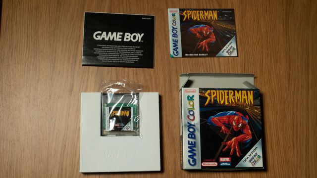 Spiderman Game Boy Color NUEVO