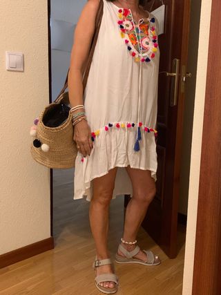 Vestido playero etnico