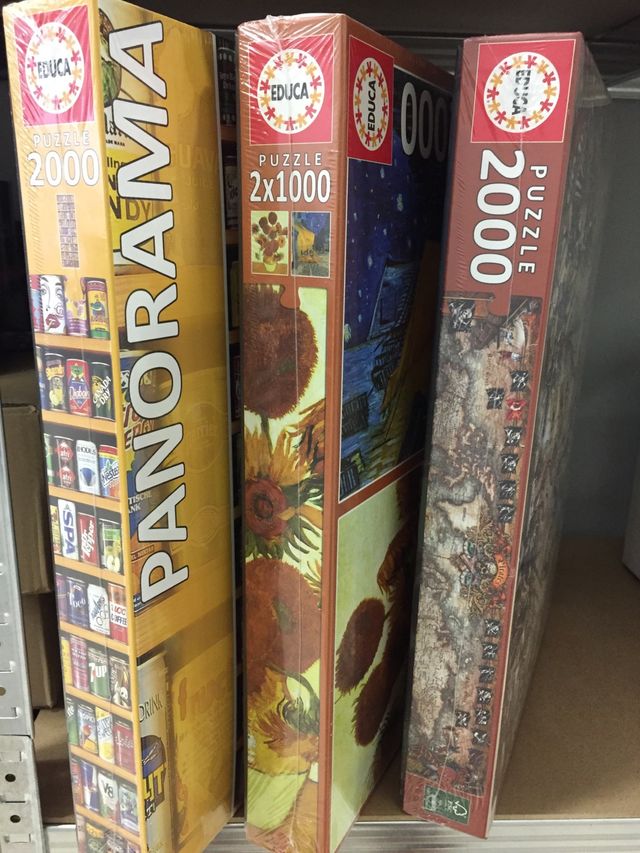 Pack 3 puzzles de 2000 piezas