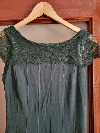 Vestido verde Purificación García