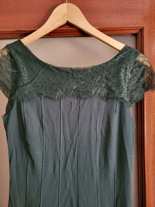 Vestido verde Purificación García