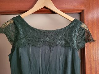 Vestido verde Purificación García