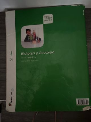 Libro Biologia y Geologia 3 ESO