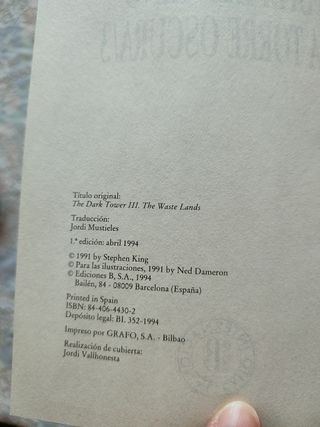La torre oscura 1, 2 y 3