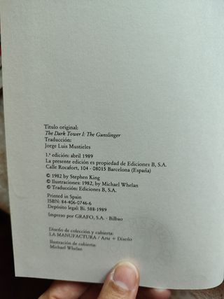 La torre oscura 1, 2 y 3