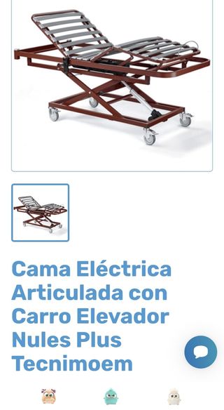 Cama articulada nueva