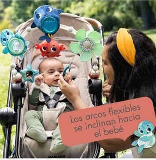 juguete para cochecito con clip universal