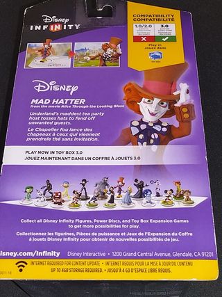 mad hatter Disney Infinity Alicia red queen figura