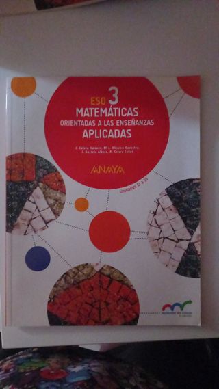 Libro de matematicas 3eso anaya aplicada