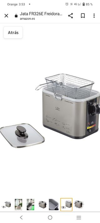 Freidora a estrenar Jata .