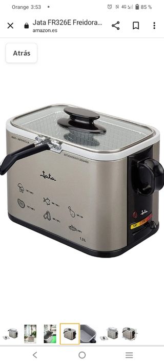Freidora a estrenar Jata .