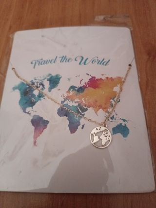 Colgante mapamundi