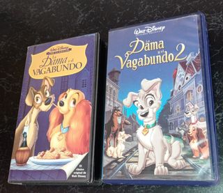 La dama y el Vagabundo 1 y 2. Vhs