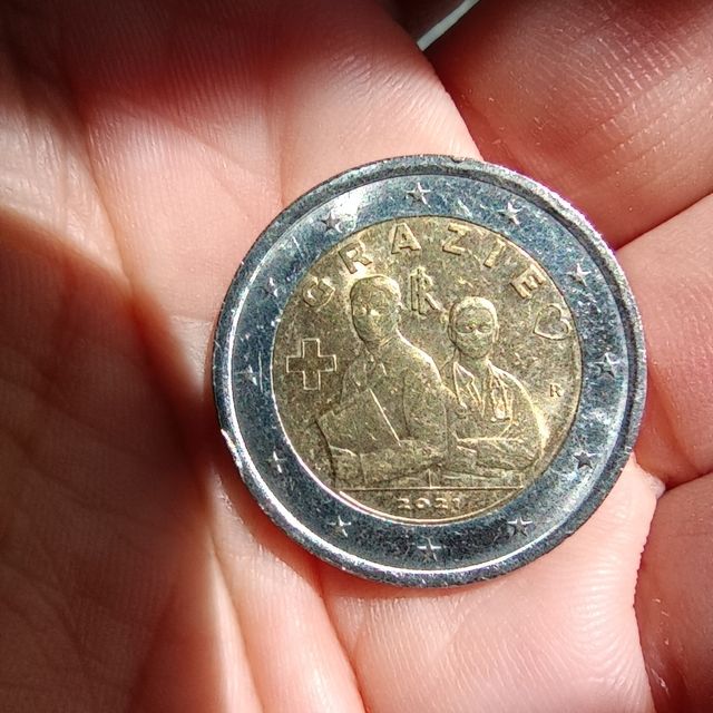 moneta commemorativa Italia coronavirus medici pro