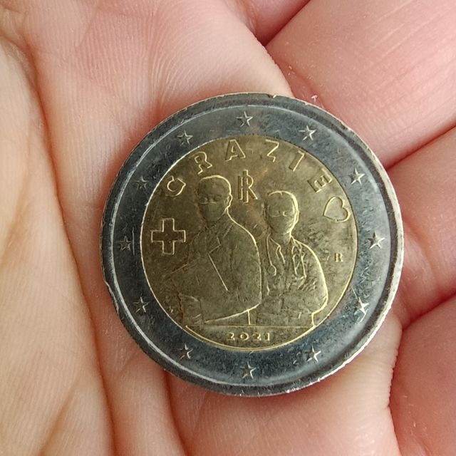 moneta commemorativa Italia coronavirus medici pro