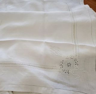 🍓 6 Servilletas antiguas de lino