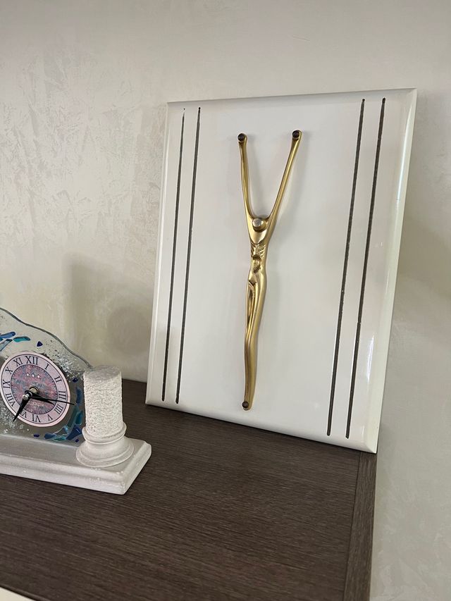 Quadro crocifisso dorato (30x40) moderno