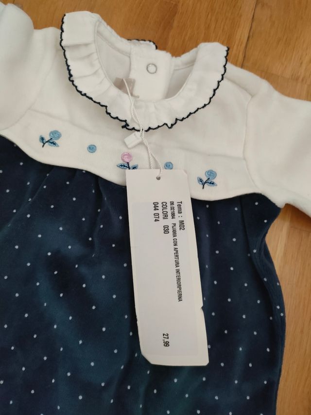 ropa bebé 50cm 1 mes