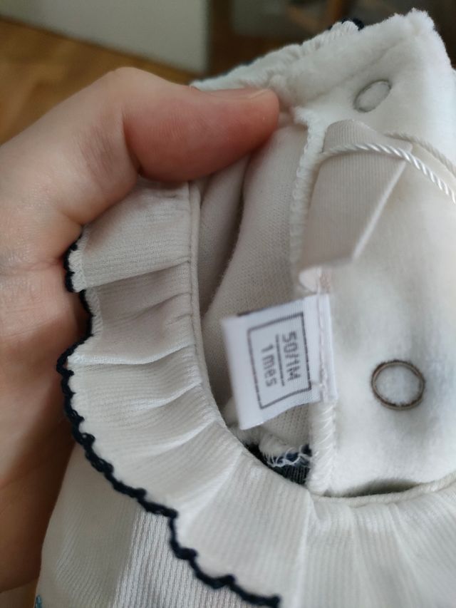 ropa bebé 50cm 1 mes