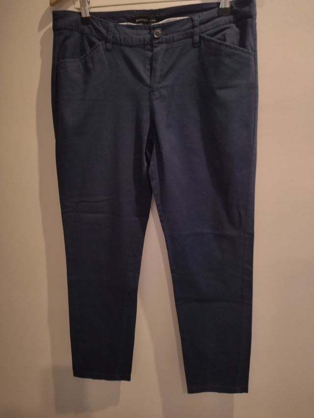 Pantalón azul marino mujer