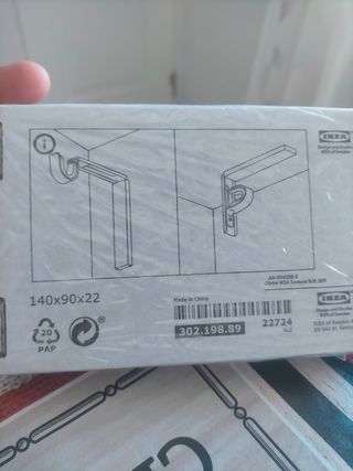 soporte barra cortina