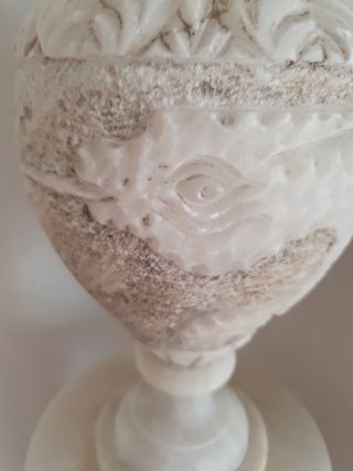 Lampara mármol antigua