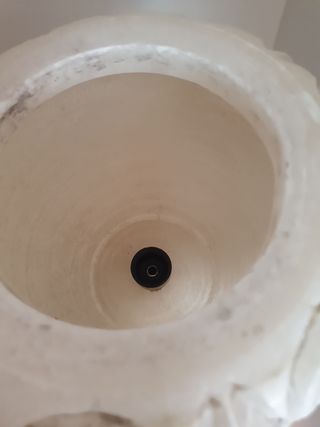 Lampara mármol antigua