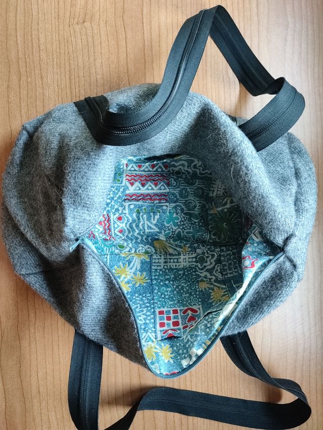 Bolsa deporte mini hecha a mano