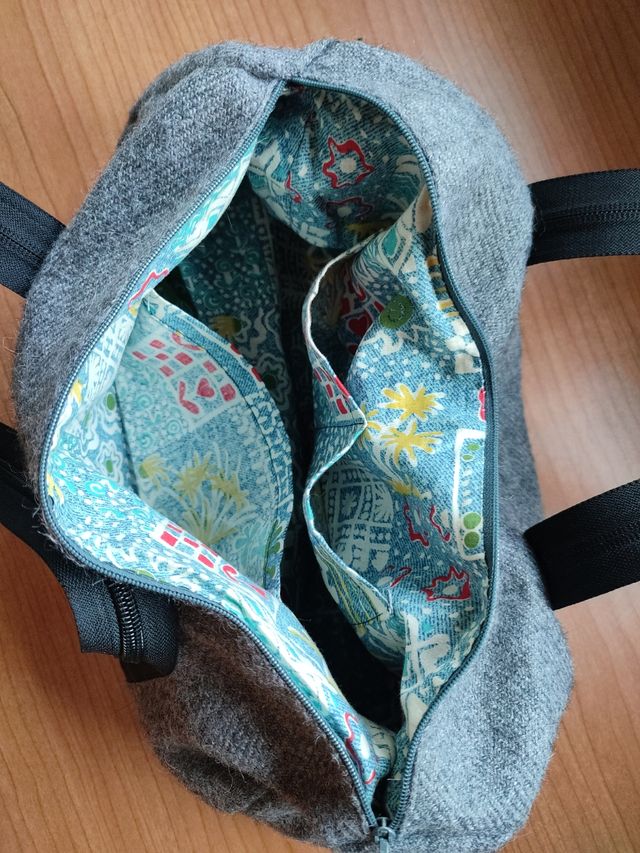 Bolsa deporte mini hecha a mano