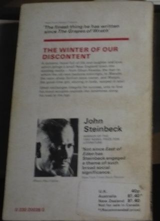 Novelas en inglés. Escritores varios Precio/Unidad