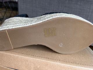 Zapatos cuña negro T41