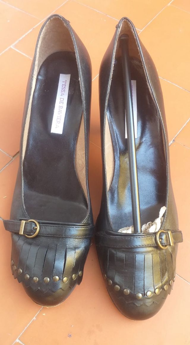 zapatos de piel t.38
