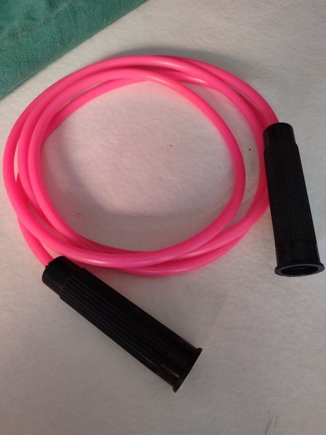 Cuerda de saltar rosa