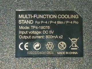 Base de refrigeracion y carga PS4