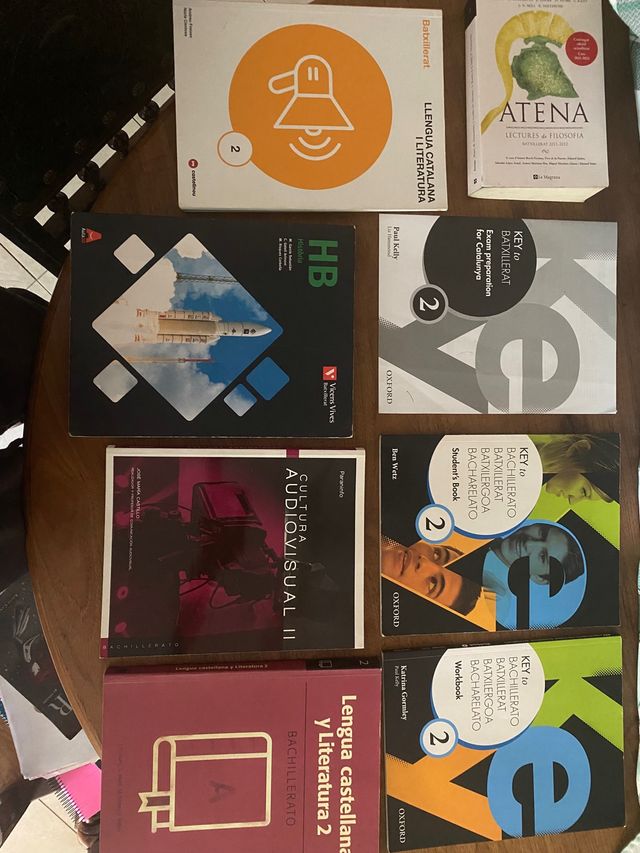 Libros segundo de bachillerato