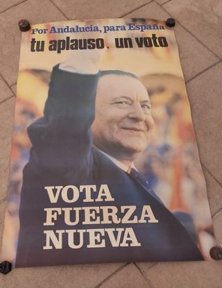 Cartel Andalucía vota Fuerza Nueva