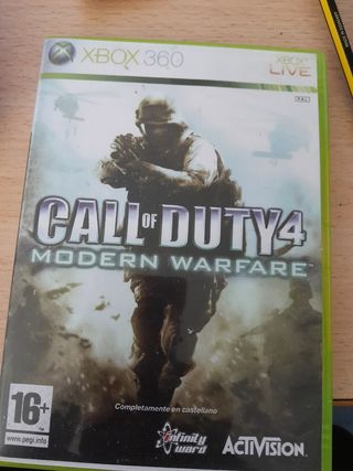 call of duty modern warfere 4 xbox 360