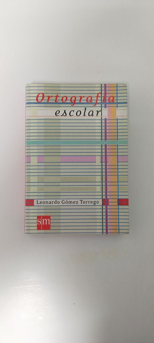 Cuaderno de ortografía escolar