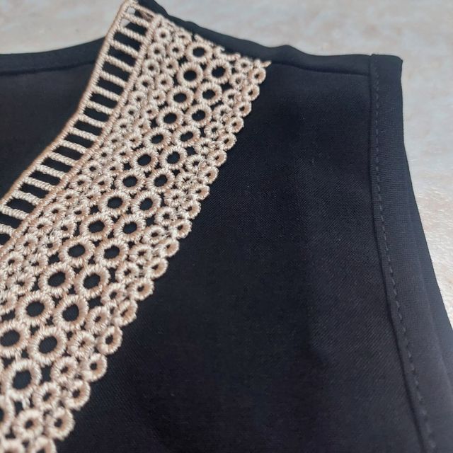 top blusa negro shein