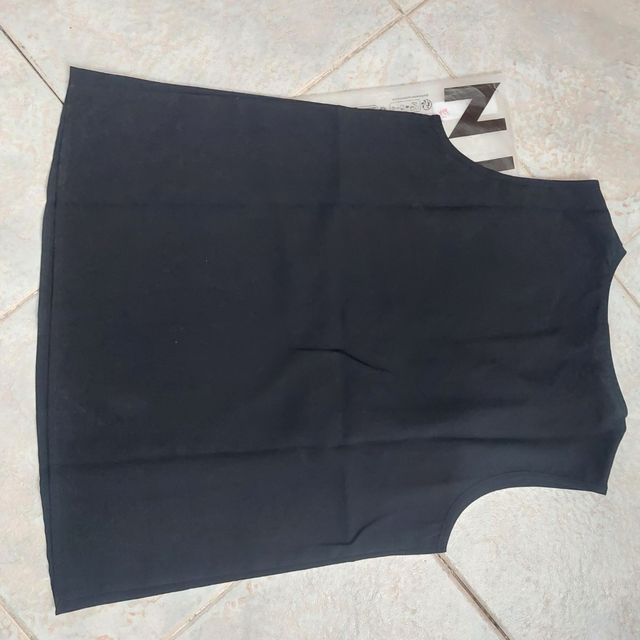 top blusa negro shein