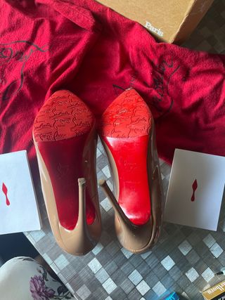 zapatos mujer Lou Botin con caja y factura