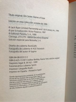 OP- CENTER Juegos de estado