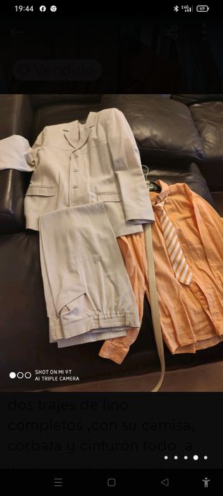 precioso traje de comunión o eventos de niño