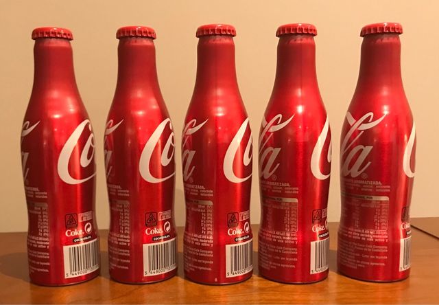 Botella Coca Cola Coke aluminio 250 ml