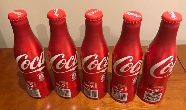 Botella Coca Cola Coke aluminio 250 ml